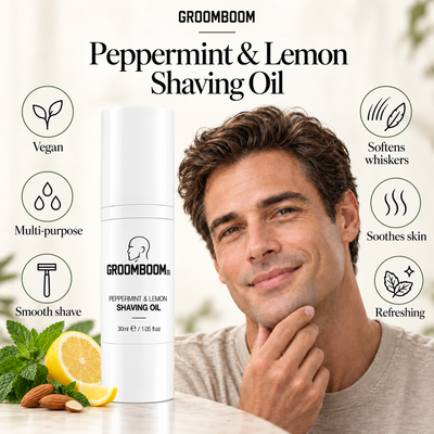 Peppermint And Lemon Shaving Oil