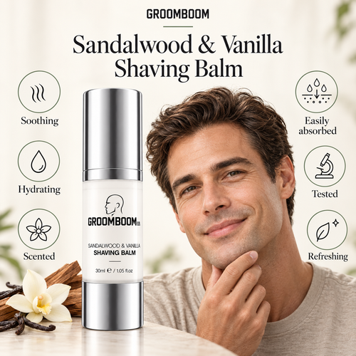 Sandalwood and Vanilla Shaving Balm